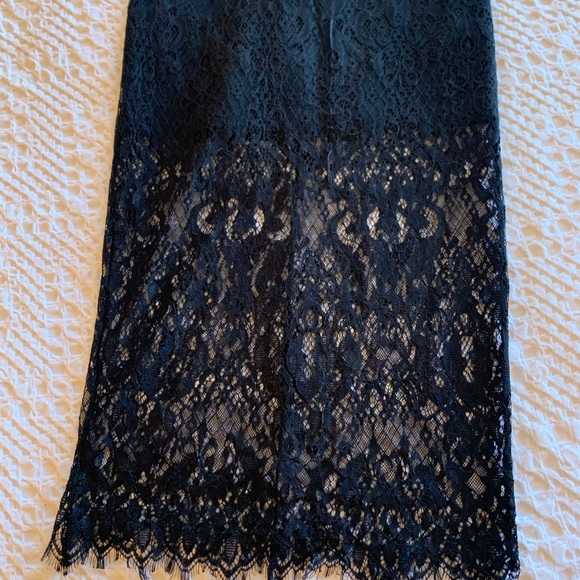 Black Halter-Midi Cocktail Dress — M - Picture 5 of 7